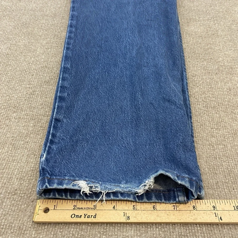 Wrangler Jeans Mens 40 Fits 39x32 Faded Blue 13MWZ Cowboy Cut Western Boots
